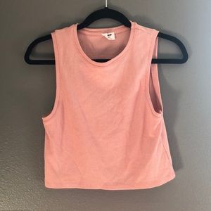 Ribbed Cropped Muscle Tank